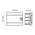 Щиток внутрішній 8 авт. білий - Зображення 2