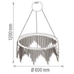 Світлодіодна люстра ASTORIA-38 38W - Зображення 2
