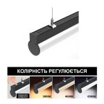 Світлодіодна люстра AVENUE 3 CCT-40 40W чорна - Зображення 3