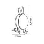 Нічник led BUNNY 2CCT червоний - Зображення 3