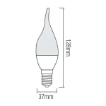 Світлодіодна лампа CRAFT-6 6W E14 3000К - Зображення 2