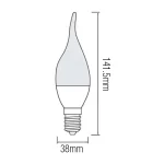 Cвітлодіодна лампа CRAFT-10 10W E14 6400К - Зображення 2