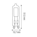 Світлодіодна лампа EXA-3 3W G9 2700К - Зображення 2