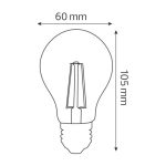 Cвітлодіодна лампа FILAMENT GLOBE-6 6W Е27 4200К - Зображення 2