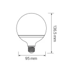 Світлодіодна лампа GLOBE-16 16W E27 3000К - Зображення 2