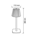 Світильник настільний LED MERIDA 3CCT 3W чорний - Зображення 2