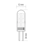 Cвітлодіодна лампа MIDI 1.5W G4 2700К - Зображення 2