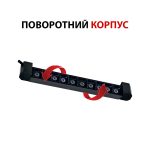 Світлодіодний світильник трековий лінійний PARMA-20 20W чорний - Зображення 2