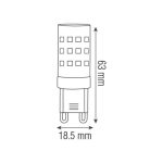 Світлодіодна лампа PETA-10 10W G9 2700K - Зображення 2