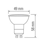 Світлодіодна лампа PLUS-6 6W GU10 4200К - Зображення 2