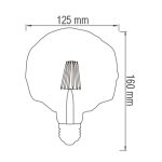 Світлодіодна лампа Filament RUSTIC CRYSTAL-6 6W E27 - Зображення 2