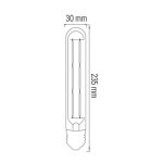 Світлодіодна лампа Filament RUSTIC TUBE-8 8W E27 2200К - Зображення 2