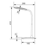 Світильник настільний LED SEDA 6W золотий - Зображення 2