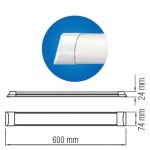 Світлодіодний світильник TETRA/SQ-27 27W 4200K - Зображення 2