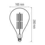 Світлодіодна лампа Filament TOLEDO 8W Е27 Янтар - Зображення 2