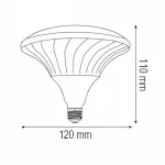Світлодіодна лампа UFO PRO-30 30W E27 6400K - Зображення 2