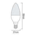 Світлодіодна лампа ULTRA-6 6W E14 4200К - Зображення 2