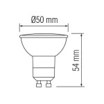 Світлодіодна лампа PLUS-10 10W GU10 3000К - Зображення 2